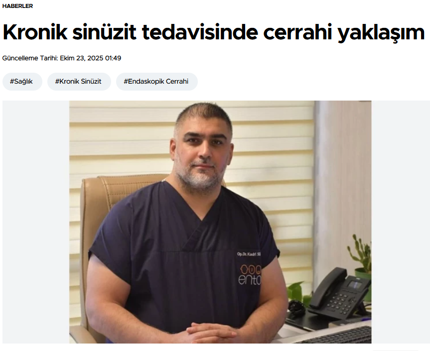 Kronik Sinüzit Tedavisinde Cerrahi Yaklaşım