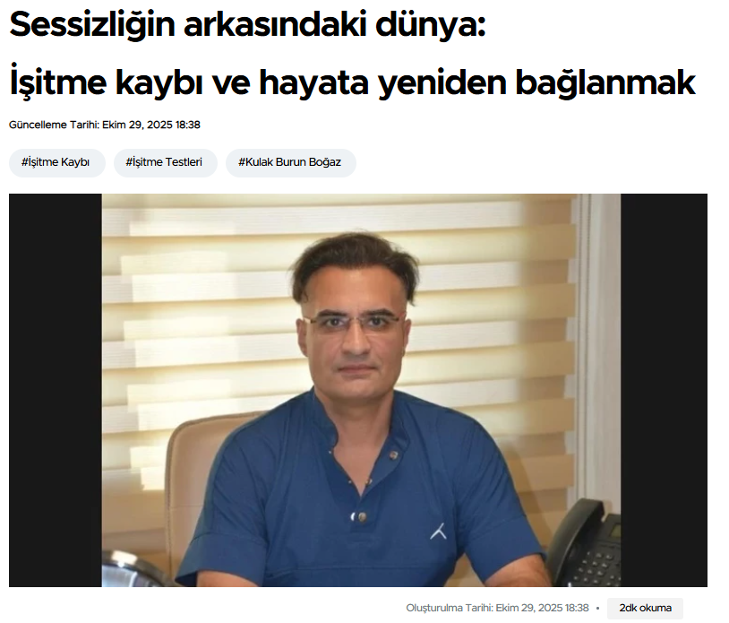 Sessizliğin arkasındaki dünya: İşitme kaybı ve hayata yeniden bağlanmak